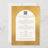 Invitation Portugeuse | Casamento Folha de Ouro Falsa Invita (Dos)