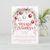 Invitation Posada Navideña Espagnol Espagnol (Debout devant)