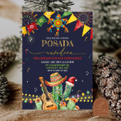 Invitation Posada Navidena Fiesta Cactus Noël