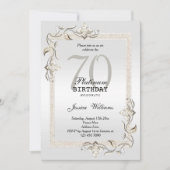 Invitation Posh 70e anniversaire Platinum (Devant)