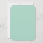 Invitation Posh Minimale De Douche Nuptiale (Dos)