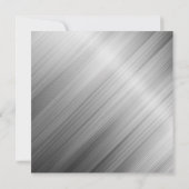 Invitation Posh Silver Lights Bokee Noël (Dos)