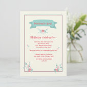 Invitation Posies Délicats (Debout devant)