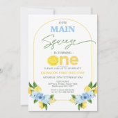 Invitation Positano Citron Bleu Notre Squeeze Principal 1er A (Devant)