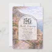 Invitation Positano Italian Themed Bridal Shower (Devant)
