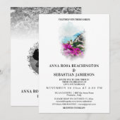 Invitation *~* POSITANO Italie AR20 PHOTO Mariage RSVP (Devant / Derrière)
