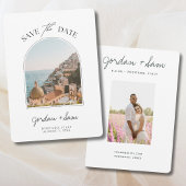 Invitation Positano Italie Mariage Enregistrer la date