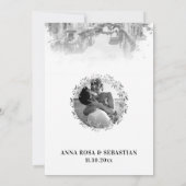 Invitation *~* POSITANO Italie PHOTO AR20 Mariage RSVP (Dos)