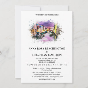 Invitation *~* POSITANO Italie PHOTO AR20 Mariage RSVP