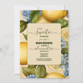 Invitation Positano Lemons Baby shower (Devant)