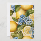 Invitation Positano Lemons Baby shower (Dos)