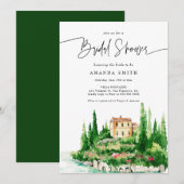 Invitation Positano Méditerranée Italie Fête des mariées à th (Devant / Derrière)