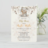 Invitation Possibilité d'attente précoce Baby shower Invitati (Debout devant)