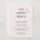 Invitation Post Mariage Brunch (Devant)