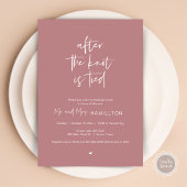 Invitation Post mariage Brunch, Après le noeud est lié Invita