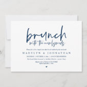 Invitation Post Mariage Brunch avec la célébration des nouvea (Devant)