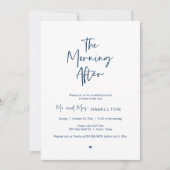Invitation Post mariage Brunch, Le matin après l'invitation (Devant)