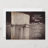 Invitation Poste de clôture rurale Pays Junior / Prof Supérie (Devant)