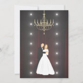 Invitation Poste de rideau de théâtre (Dos)