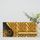 Invitation poster de animal (Debout devant)