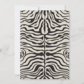 Invitation Poster de animal à la douche nuptiale (Dos)