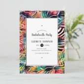 Invitation Poster de animal Bachelorette (Debout devant)