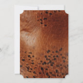 Invitation Poster de animal Brown (Dos)