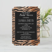 Invitation Poster de animal de tigre (Debout devant)