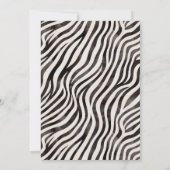 Invitation Poster de animal moderne Blak & Fête des mariées b (Dos)