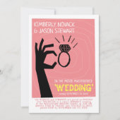 Invitation Poster de cinéma des années 60 Retro Mariage moder (Devant)