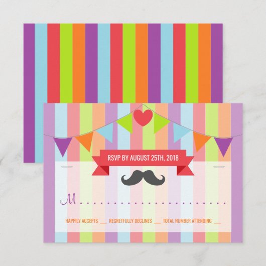 Invitation Poster de cirque vintage Anniversaire des enfants (Devant / Derrière)