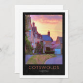 Invitation Poster de Cotswolds (Devant / Derrière)