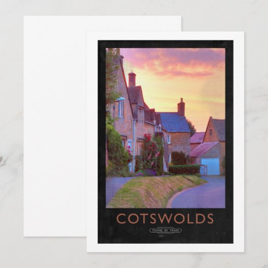 Invitation Poster de Cotswolds (Devant / Derrière)