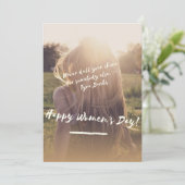 Invitation Poster de la Journée des Femmes (Debout devant)