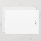 Invitation Poster de la Journée des Femmes (Dos)