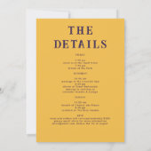 Invitation Poster de Rodéo Retro dernier les années 70 Bachel (Dos)