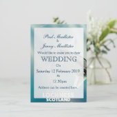 Invitation Poster de voyage monstre Loch Ness Scotland (Debout devant)