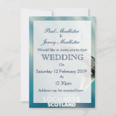 Invitation Poster de voyage monstre Loch Ness Scotland (Devant)