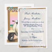 Invitation Poster du scooter vintage Varadero Cuba (Devant / Derrière)