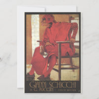 Poster Gianni Schicchi (Puccini)