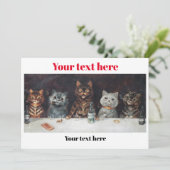 Invitation Poster Louis Wain (Debout devant)