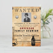 Invitation Poster Recherché Famille Réunion Barbecue Invitati (Debout devant)
