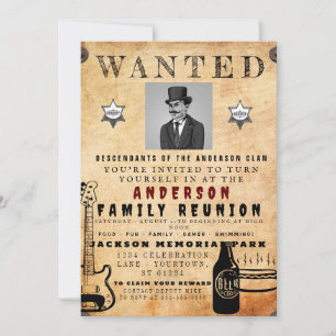 Invitation Poster Recherché Famille Réunion Barbecue Invitati