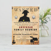 Invitation Poster Recherché Famille Réunion Barbecue Invitati (Debout devant)