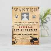 Invitation Poster Recherché Famille Réunion Barbecue Invitati (Debout devant)