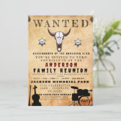 Invitation Poster Recherché Famille Réunion Barbecue Invitati (Debout devant)