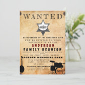 Invitation Poster Recherché Famille Réunion Barbecue Invitati (Debout devant)