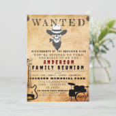 Invitation Poster Recherché Famille Réunion Barbeque (Debout devant)