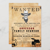 Invitation Poster Recherché Famille Réunion Barbeque (Devant / Derrière)