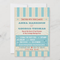 Poster rustique : Mariage personnalisé rouge, blan